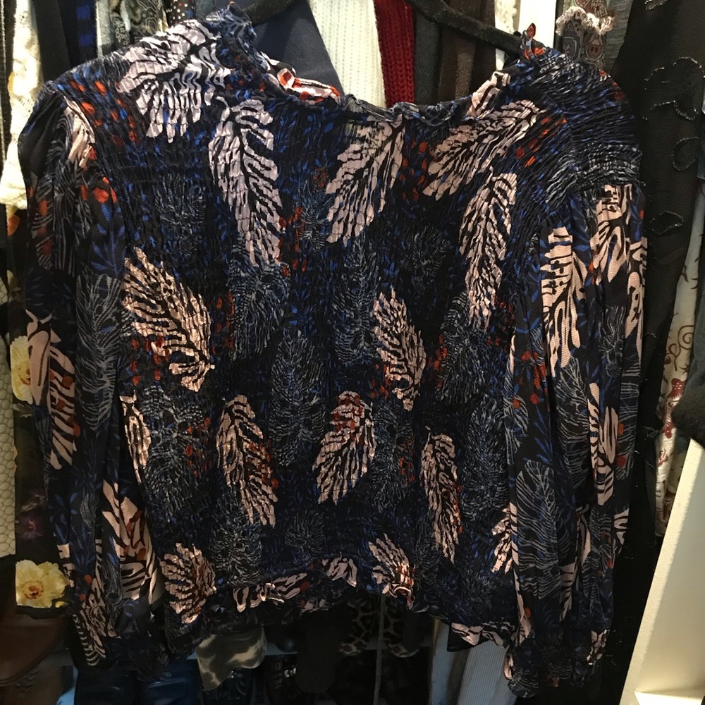Zara flower blouse